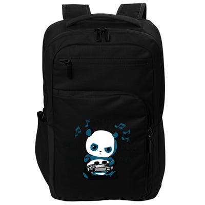 Cute Gaming Panda Pew Gamer For Boys Girls Video Game Gift Great Gift Impact Tech Backpack