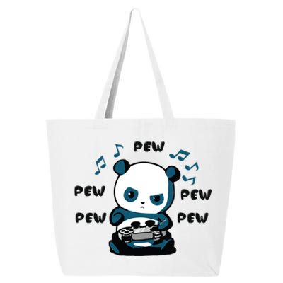 Cute Gaming Panda Pew Gamer For Boys Girls Video Game Gift Great Gift 25L Jumbo Tote