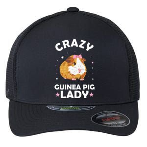 Crazy Guinea Pig Lady Flexfit Unipanel Trucker Cap