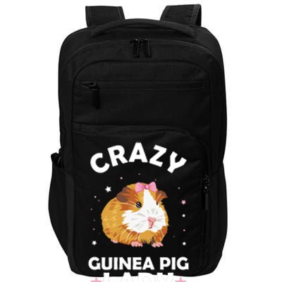 Crazy Guinea Pig Lady Impact Tech Backpack