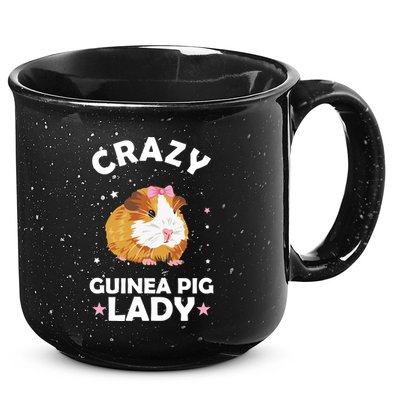 Crazy Guinea Pig Lady 15oz Campfire Ceramic Mug