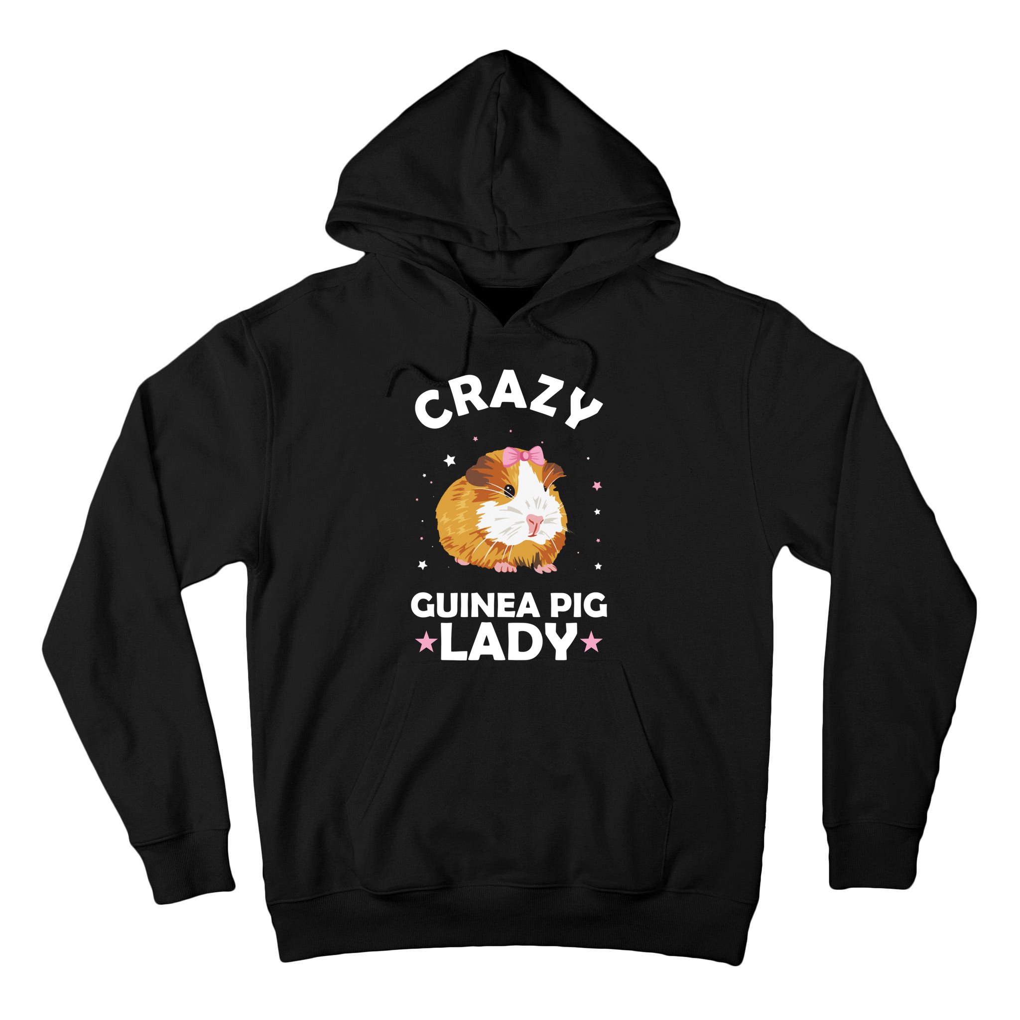 Crazy Guinea Pig Lady Tall Hoodie