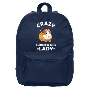 Crazy Guinea Pig Lady 16 in Basic Backpack