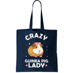 Crazy Guinea Pig Lady Tote Bag