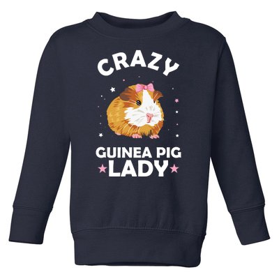 Crazy Guinea Pig Lady Toddler Sweatshirt