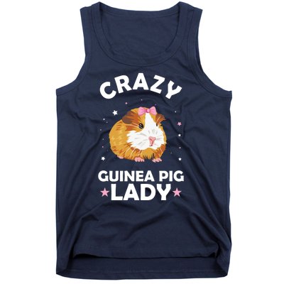 Crazy Guinea Pig Lady Tank Top