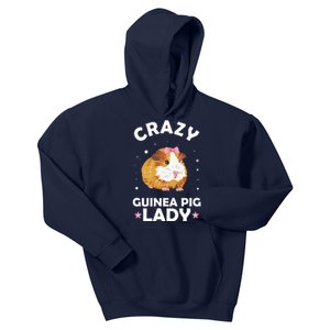 Crazy Guinea Pig Lady Kids Hoodie