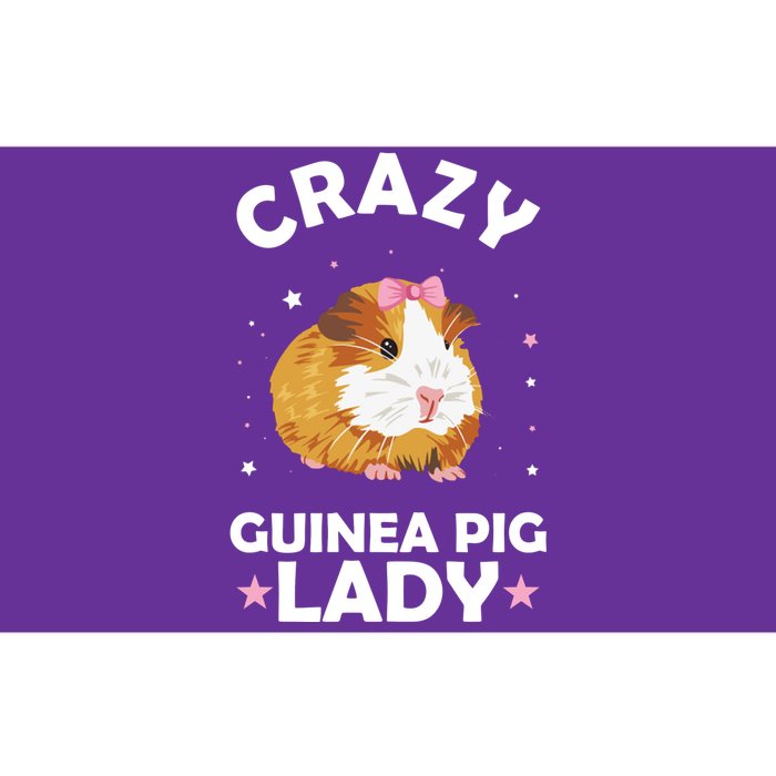 Crazy Guinea Pig Lady Bumper Sticker