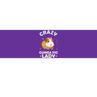 Crazy Guinea Pig Lady Bumper Sticker