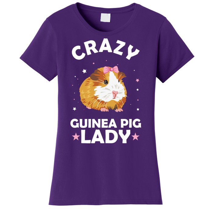 Crazy Guinea Pig Lady Women's T-Shirt