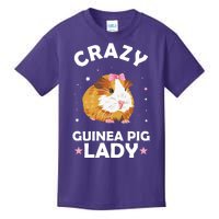 Crazy Guinea Pig Lady Kids T-Shirt