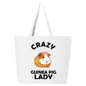 Crazy Guinea Pig Lady 25L Jumbo Tote