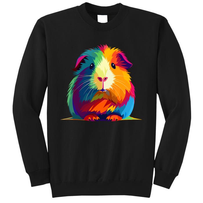 Cute Guinea Pig Rainbow Design For Guinea Pig Lovers Sweatshirt