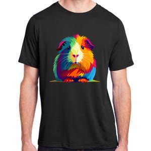 Cute Guinea Pig Rainbow Design For Guinea Pig Lovers Adult ChromaSoft Performance T-Shirt