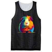 Cute Guinea Pig Rainbow Design For Guinea Pig Lovers Mesh Reversible Basketball Jersey Tank