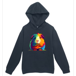 Cute Guinea Pig Rainbow Design For Guinea Pig Lovers Urban Pullover Hoodie