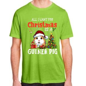 Cute Guinea Pig Christmas All I Want For Xmas Guinea Gift Adult ChromaSoft Performance T-Shirt