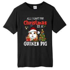 Cute Guinea Pig Christmas All I Want For Xmas Guinea Gift Tall Fusion ChromaSoft Performance T-Shirt