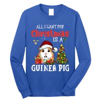 Cute Guinea Pig Christmas All I Want For Xmas Guinea Gift Long Sleeve Shirt