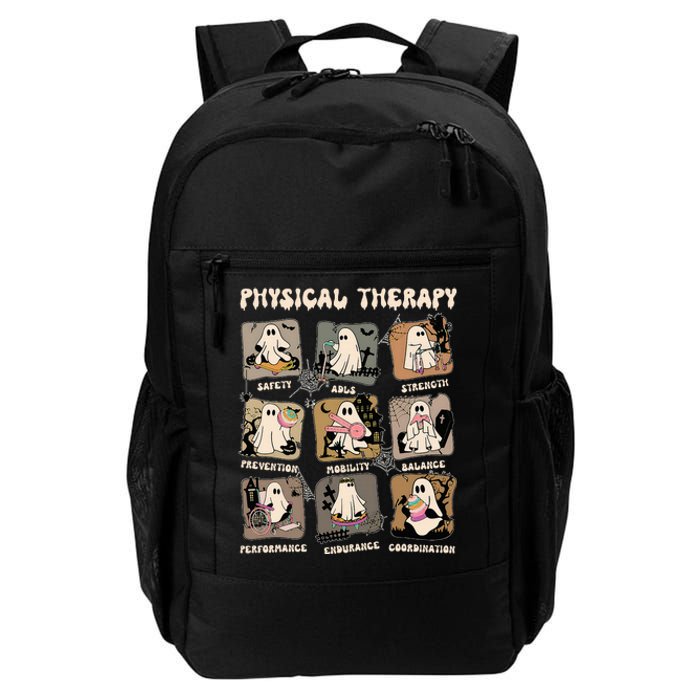 Cute Ghost Physical Therapy PT Physical Therapist Halloween Daily Commute Backpack