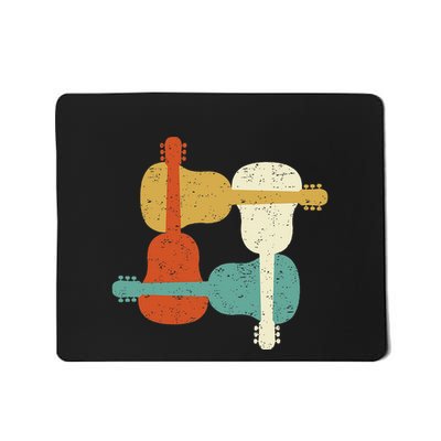 Classical Guitar Player Guitar Classical I Retro Mousepad