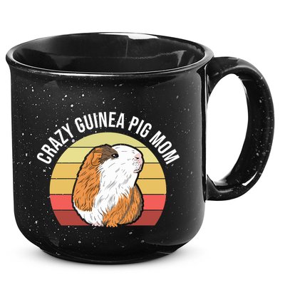Crazy Guinea Pig Mom 15oz Campfire Ceramic Mug