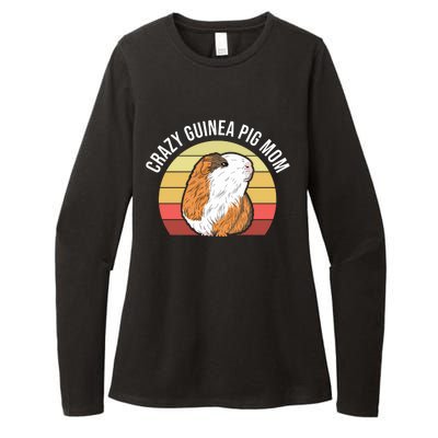 Crazy Guinea Pig Mom Womens CVC Long Sleeve Shirt