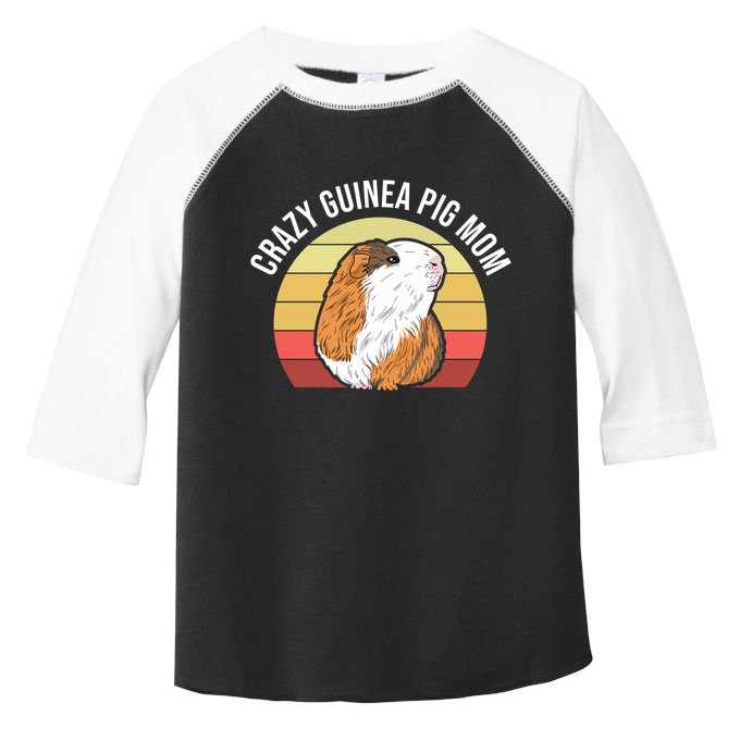 Crazy Guinea Pig Mom Toddler Fine Jersey T-Shirt