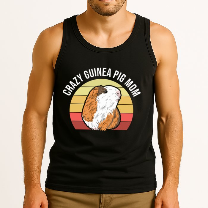 Crazy Guinea Pig Mom Tank Top