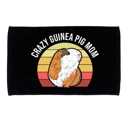 Crazy Guinea Pig Mom Microfiber Hand Towel