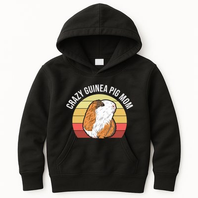 Crazy Guinea Pig Mom Kids Hoodie