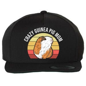 Crazy Guinea Pig Mom Wool Snapback Cap