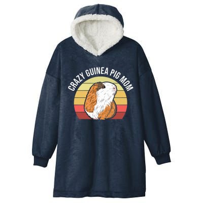 Crazy Guinea Pig Mom Hooded Wearable Blanket