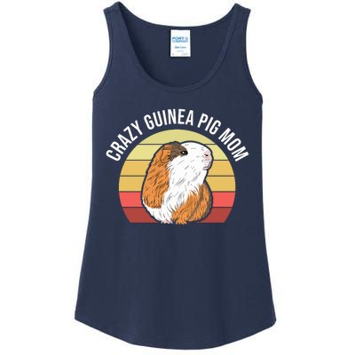 Crazy Guinea Pig Mom Ladies Essential Tank