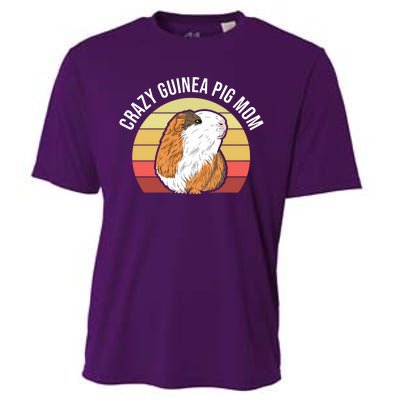 Crazy Guinea Pig Mom Cooling Performance Crew T-Shirt