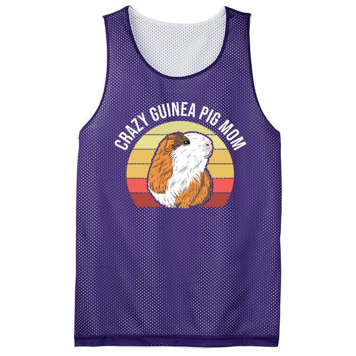 Crazy Guinea Pig Mom Mesh Reversible Basketball Jersey Tank