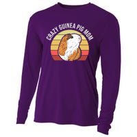 Crazy Guinea Pig Mom Cooling Performance Long Sleeve Crew