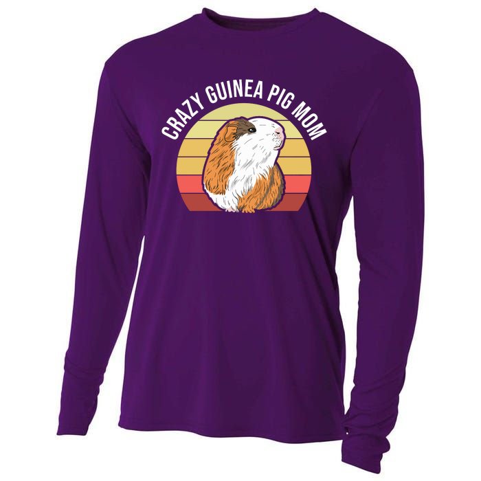 Crazy Guinea Pig Mom Cooling Performance Long Sleeve Crew