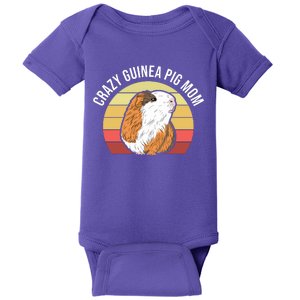 Crazy Guinea Pig Mom Baby Bodysuit