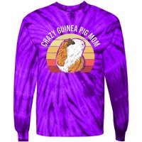 Crazy Guinea Pig Mom Tie-Dye Long Sleeve Shirt