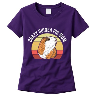 Crazy Guinea Pig Mom Womens T-Shirt