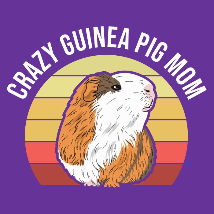 Crazy Guinea Pig Mom Womens T-Shirt