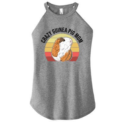 Crazy Guinea Pig Mom Women's Perfect Tri Rocker Tank