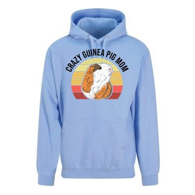 Crazy Guinea Pig Mom Unisex Surf Hoodie