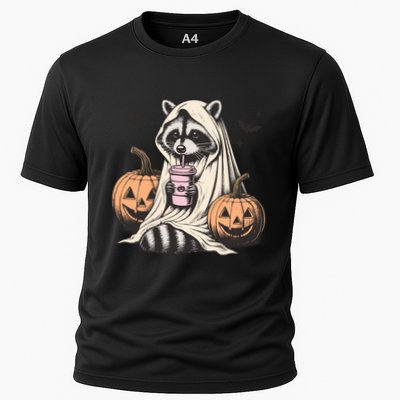 Cute Ghost Pumpkin Halloween Raccoon Costume Raccoon Lovers Performance Shirt