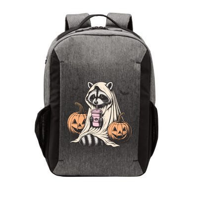 Cute Ghost Pumpkin Halloween Raccoon Costume Raccoon Lovers Vector Backpack