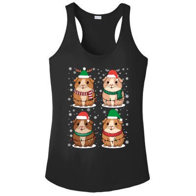 Cute Guinea Pigs Family Matching Christmas Gift Ladies PosiCharge Competitor Racerback Tank