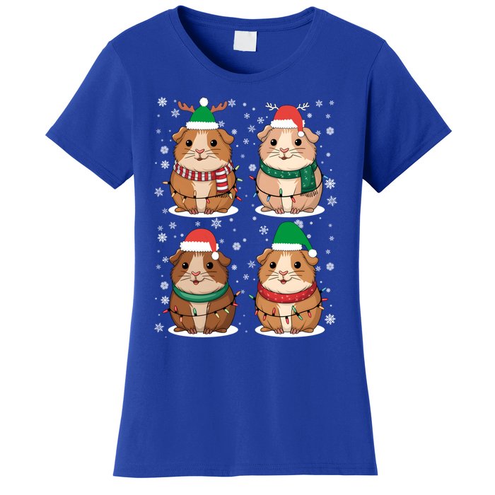 Cute Guinea Pigs Family Matching Christmas Gift Women's T-Shirt