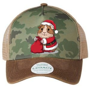 Cute Guinea Pig Christmas Santa Claus Legacy Tie Dye Trucker Hat