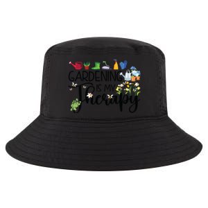 Cool Garden Plant Owner Gardening Is My Therapy Funny Saying Cool Comfort Performance Bucket Hat